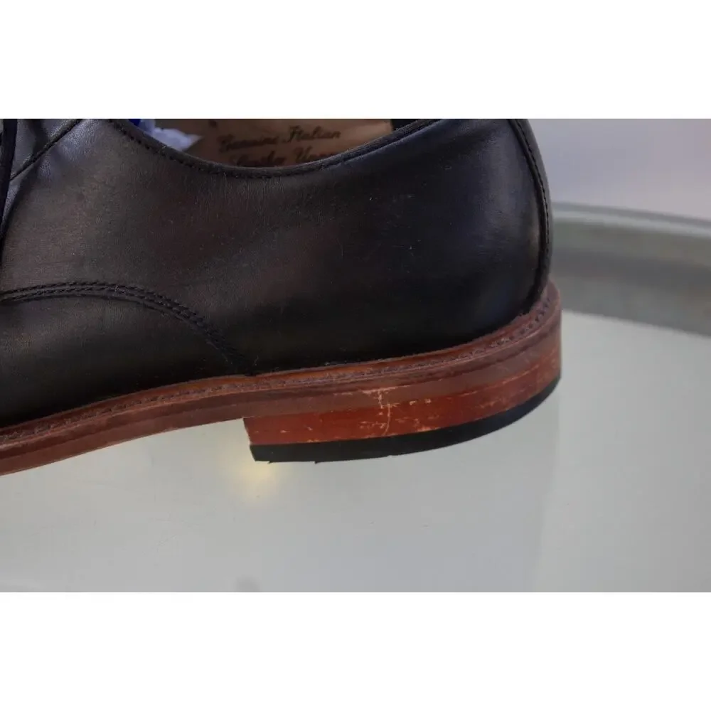 BANANA REPUBLIC‎ Ortholite Italian Leather Black Dress Oxfords Shoes Mens Sz 10